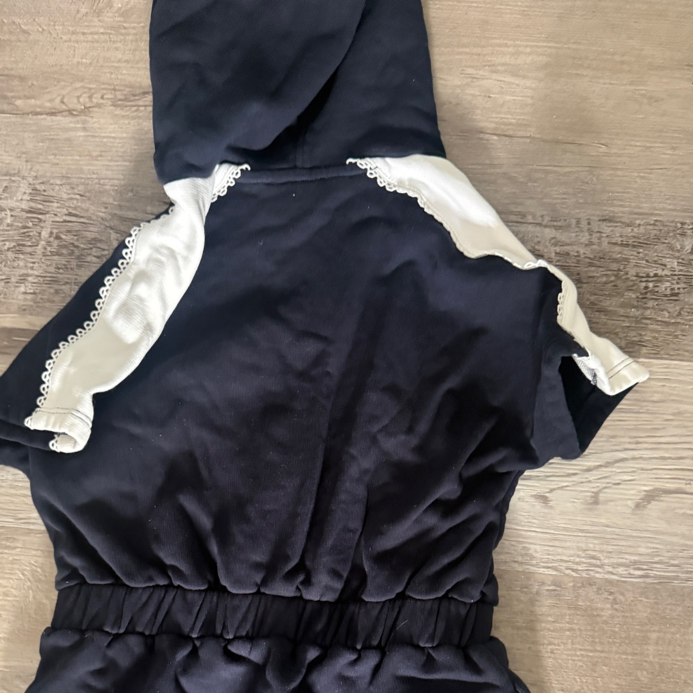 Chloé Black & Blue RomperDress with Logo and Hood - Picture 6 of 6